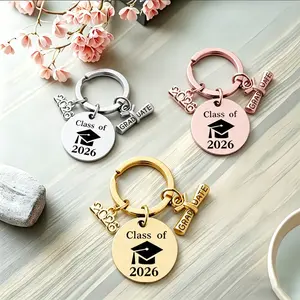 Unique Class of 2026 Graduation Keychains Keyring Graduation Party Favors Gifts Present Graduates Keepsake