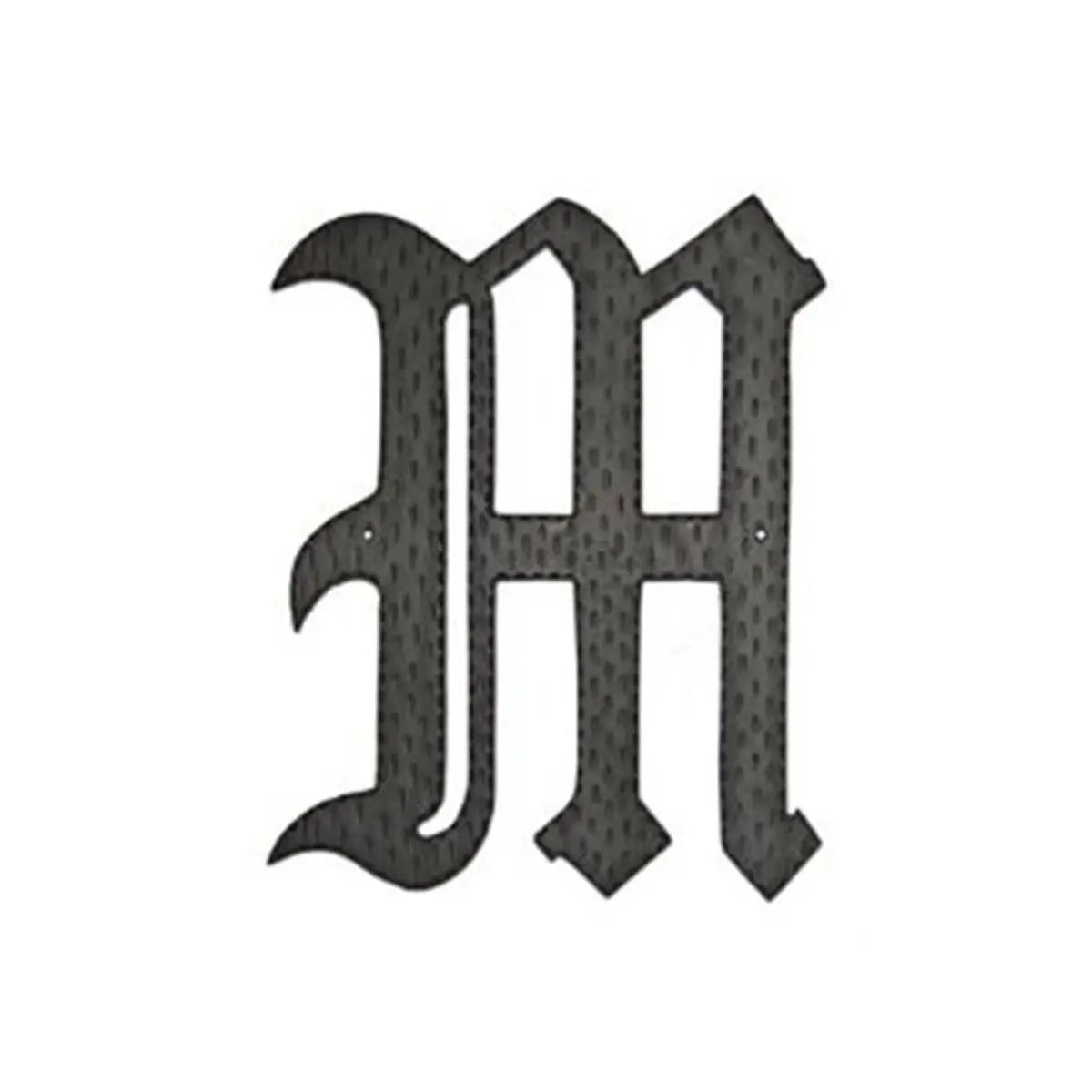212 MAIN HAM-24-M Hand-Cast Aluminium Decorative Monogram M Sign, 24 in. Chimney Letters for Door/Garage, Home Improvement Building Supply for Gates