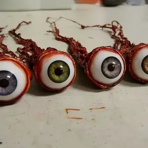 CozyHome Hub011 Giant  Inflatable Eyeballs Red Pupils Blowers Internal  Halloween Decorations Haunted House Lawn Tree Car Trunk Horror Theme Parties