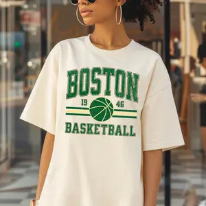 Boston Basketball Vintage Unisex T-shirt, Comfort Colors Retro T-shirt, Celtics Fans Apparel Gift, NBA Fans T-shirt, Jayson Tatum Fan FREE SHIPPING