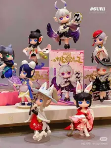 Taoyuan Elves   series Mystery Boxes Bag Pendant Bunny Plush Dolls Soft Collectibles，Hidden Style 1/96
