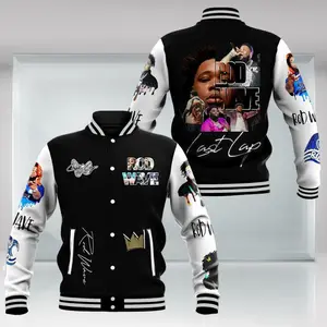R0d Wavee Limited Edition Baseball Jacket, Rapper Collection Photos Design Sportwear, Baseball Varsity Jacket, Lightweight Sport Jacket, Everyday Streetwear