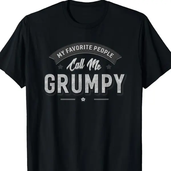 100% Cotton Stylish Grumpy Tee T-Shirt For Humor And Comfort Lovers Summer Streetwear Golf Gift T-Shirt For Men And Women