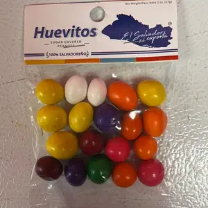 El Salvador si exporta huevitos/ Sugar coated peanuts 2 oz