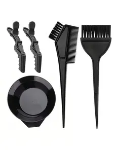 5-piece professional salon hair dye set, hair dye brush, hair dye bowl, hair clip.