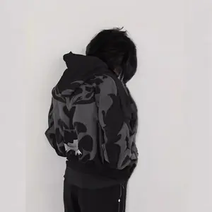 Tribal Shadow Delta Hoodie – Bold & Stylish Streetwear Y2K Hoodie for Men & Women