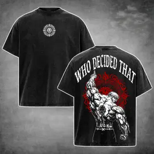 [Yūgen Store] Escanor Seven Deadly Sins Vintage Washed T-Shirt – Lion’s Sin of Pride Anime Graphic Tee, The One Sun Power Design, Heavyweight Cotton Oversized Streetwear, Unisex Manga Fan Gift 67  funny graphic tee men’s trendy t-shirts deals  streetwear