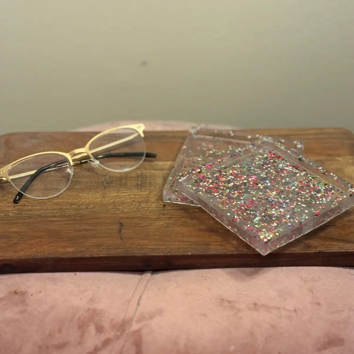 I Want Candy Coaster Set (Square)