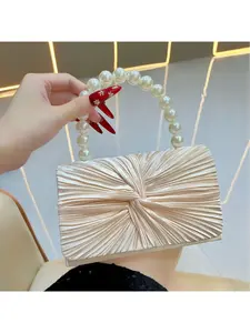 New women's bag fashion evening clutch pleated dress party banquet bag handbag wedding bridesmaid purse Elegant Fashion Handbag