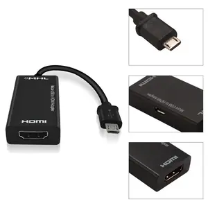 MHL Micro USB 2.0 to HDMI Adapter Cable for Android Phone Smartphone Tablet TV HDTV HDMI