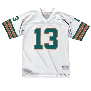 [LGJYCP18087-MDOWHIT84DMA] Mens Mitchell & Ness NFL Legacy Jersey Dolphins 1984 Dan Marino