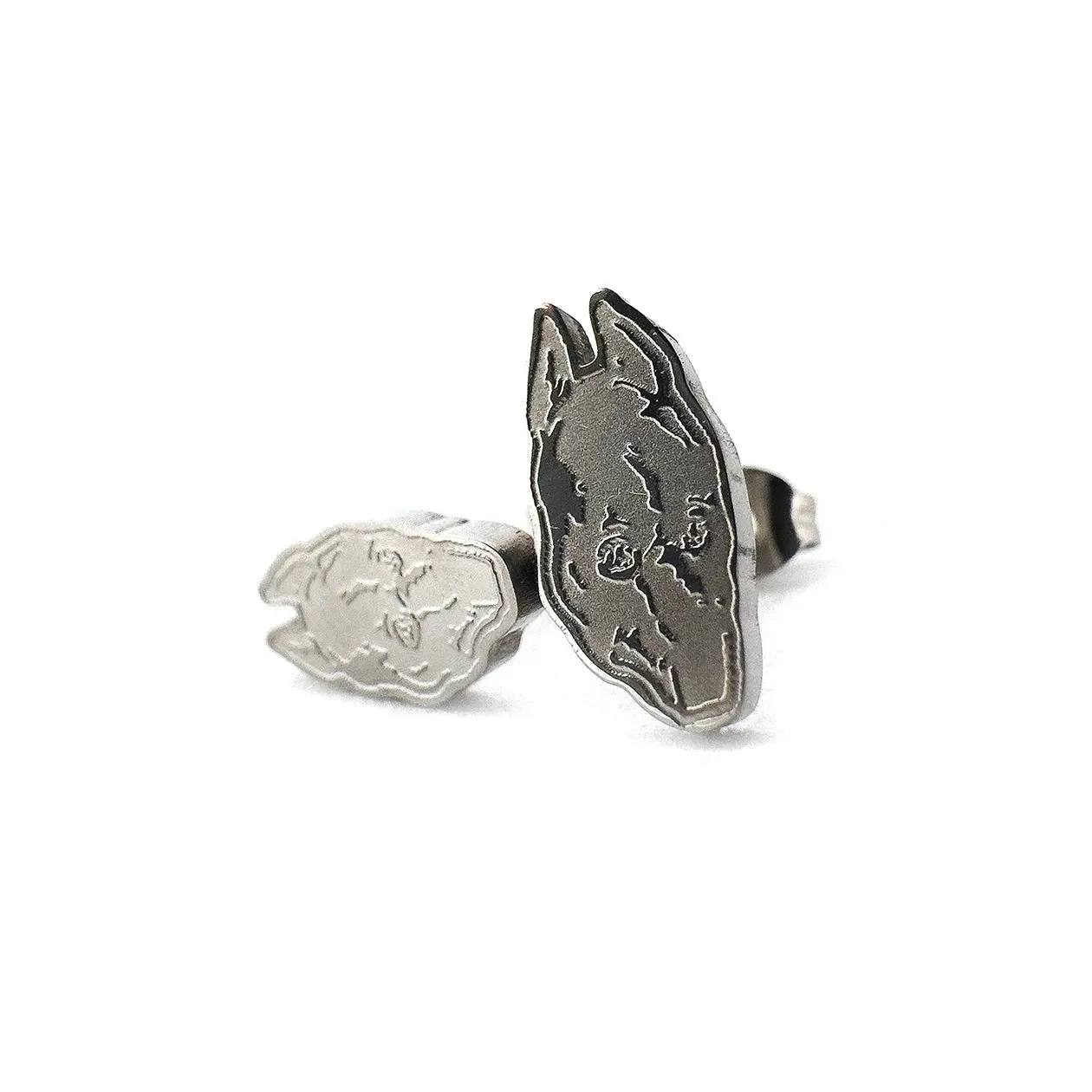 Death Grips Fan-Made "The Money Store" Stud Earrings - 0.5in Stainless Steel