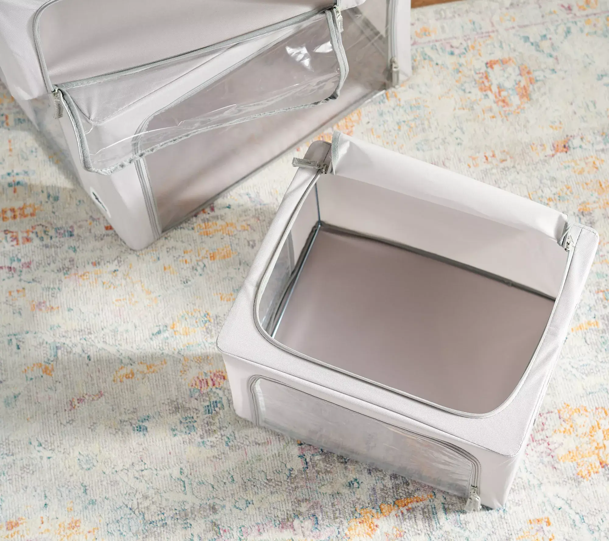Periea S/3 Collapsible Small, Medium and Large Storage Boxes Periea S/3 Collapsible Small, Medium and Large Storage Boxes