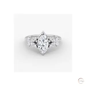 Luxury Lab Diamond Engagement Ring – Handcrafted Elegance