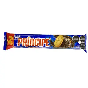 Principe Galletas con Relleno Sabor a Chocolate Marinela- 126 grams  - Individual Pack - Hecho en Mexico