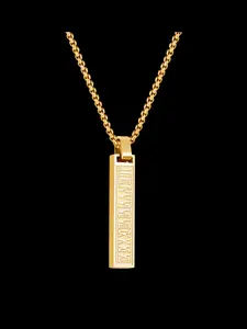 Men's Stainless Steel Number Pendant Necklace, Modern Versatile Accessories, Fashion Jewelry for Party, Daily Clothing Decor, Trendy All-match Jewelry for Birthday Gift, Exquisite Chain Jewelry