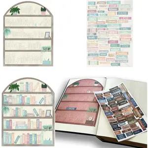 Reading   Labels  Study Stickers  Study Supplies  Gifts for  Readers Beginning the  of Deeper Reading in the  (Macaron Bookshelf)