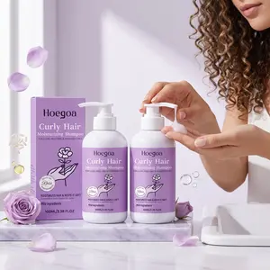 Herbal Shampoo Set Designed For Curly Hair (100ML*2), Gentle Ingredients, Moisturizing, Curl Enhancement, Smooths Frizzy Dry Hair, Mild Scalp Cleansing