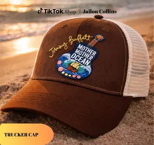 Jimmy Buffett Cap, Mother Ocean Hat, island style, Margaritaville Vibe, For Men, For Women, For Child