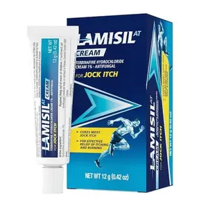 Lamisil Jock Itch Antifungal Cream | 1 Week Treatment | Clinically Proven | Fast and Effective Symptom Relief of Itching, Burning and Redness |.42 oz (12g)