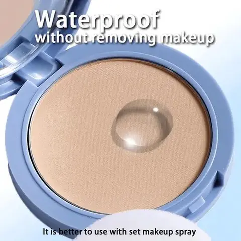Waterproof Makeup Powder for Beginners - Oil Control Formula Oil Control and Radiance #01 setting powder Cosmetic setting powder pressed powder Soft Focus Finish, Matte Powder, Helps Keep Oily Skin Matte All Day, Soft-Focus Look, Not Heavy