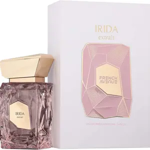 Fragrance World French Avenue Irida Extrait de Parfum Unisex 3.4 Fl Oz Niche Electric Cherry Fragrance Bold Floral Perfume Concentrated