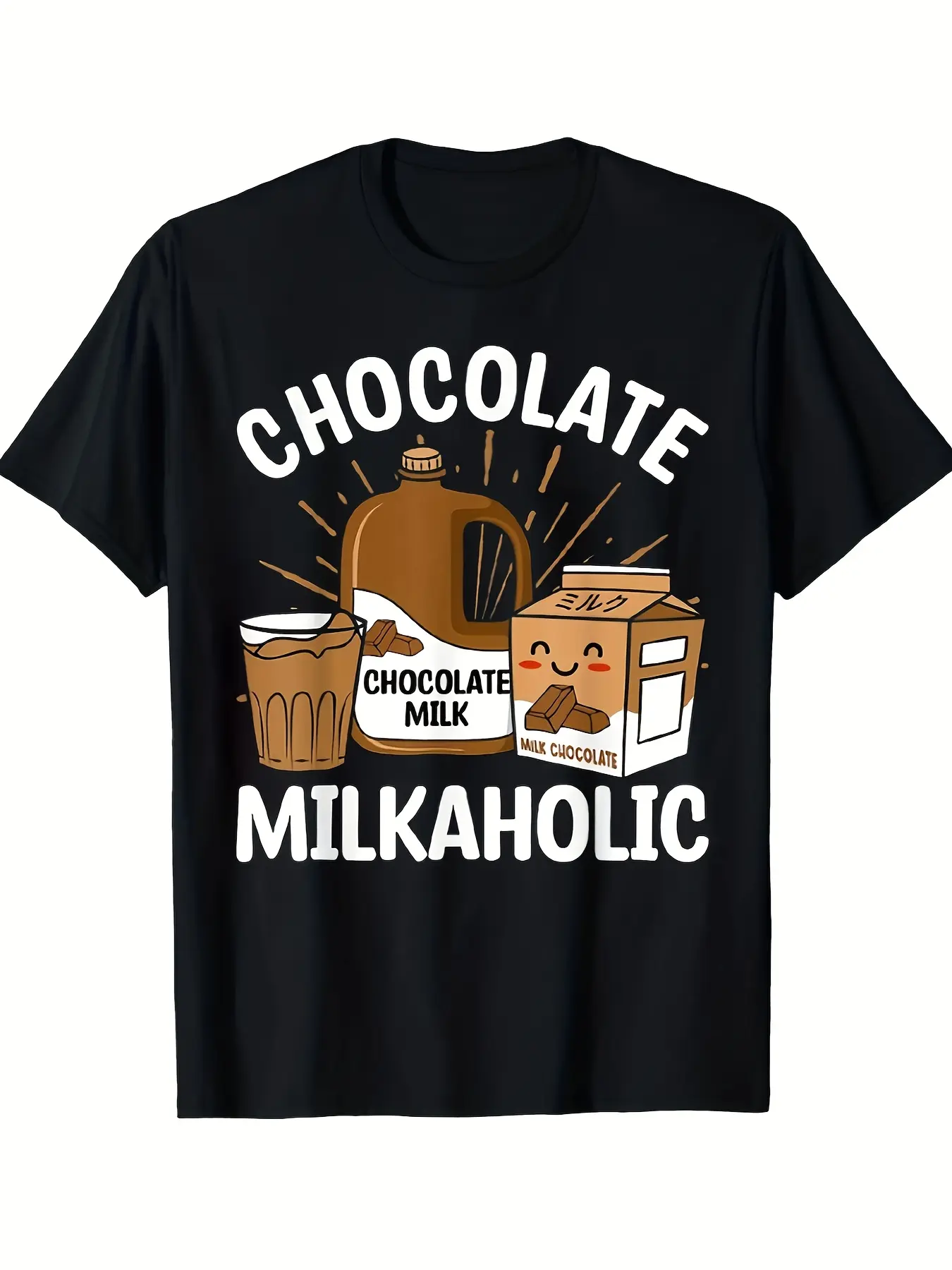 Chocolate Milk Coma  Milk Lover Graphic T-Shirt -