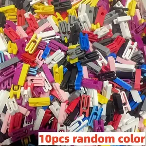 10pcs Snack Bag Sealing Clips, Food Storage Bags Packaging Sealing Clamps, Lightweight Durable Kitchen Gadgets, Essential Household Tools