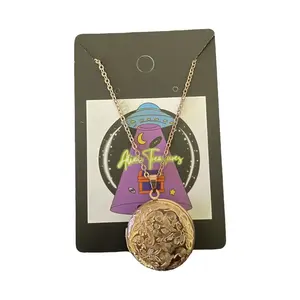 Floral Locket Necklace