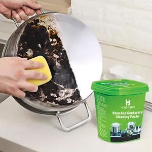 Oven & Cookware Cleaning Paste (1 Box), Stove Oven Cleaner, Multi-purpose & Polish Paste, Household Strong Cleaning Paste for Removing Rust