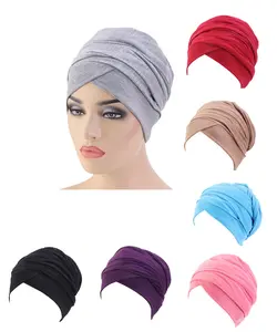 African Head Wrap Tube Turban Dreadlocks Loose Natural Short Very Long Easy On Solid Color Summer Perfect for Locs No Lint Hairwraps Tassel Decor Scarf