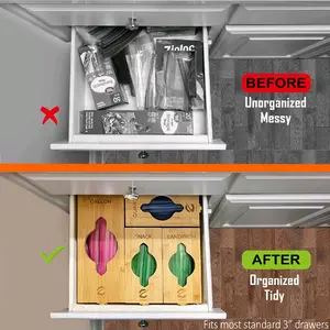 Magnetic Ziplock Bag Organizer by Cheeklay
