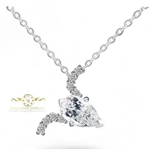 Aries Moissanite Zodiac Necklace By Naya - Linn Jewelry