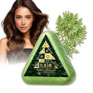 Natural Peppermint Solid Hair Soap Bar, Soothing & Strengthening for Women & Men, Herbal Hair Care, (1pcs/2pcs), Made in China, Haircare, Cleansing