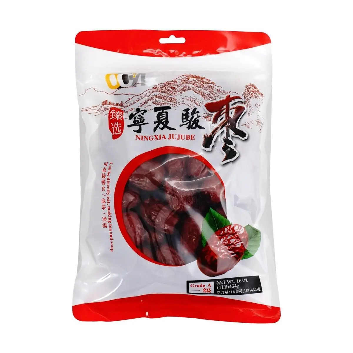 Ningxia Premium Red Jujube Dates 16 oz - Chinese Dried Fruit for Soup, Tea & Snacking