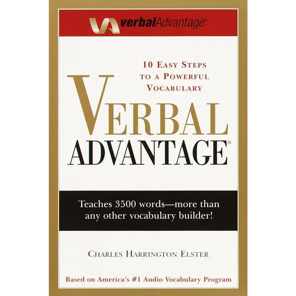 USED Book - Verbal Advantage: Ten Easy Steps to a Powerful Vocabulary by Elster, Charles Harrington (Paperback) - english