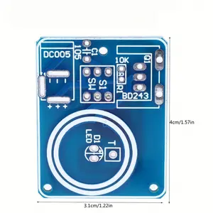 DC12V Mini Electronic Tesla Coil Kit, Tesla Coil, LED Spark Module for Innovative Experiments - Assembly Kit for Electrical Lighting, Fluorescence Spectroscopy, Science Experiment Kit