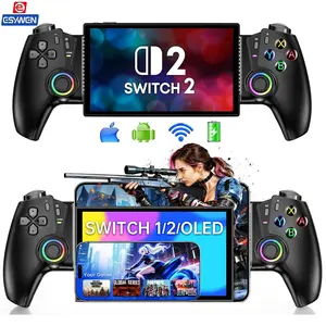 ESYWEN Switch 2 Controller for Switch 2/OLED/Android/iPhone Wireless Joypad with Hall Effect Joysticks & Triggers Supports Xbox Cloud Steam Link GeForce Now 6+ Hours Playtime