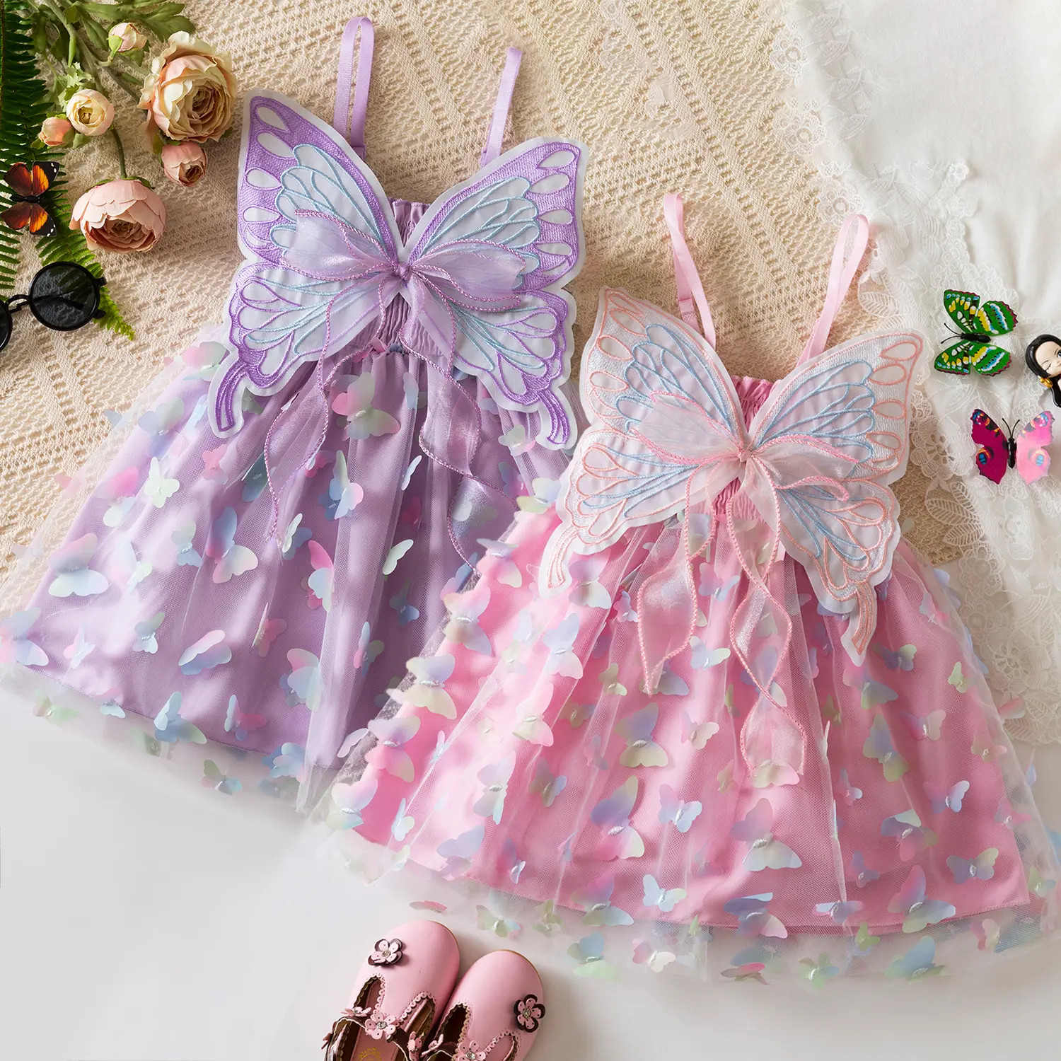 1-5 Years Baby Girls Dress for Butterfly Wings Fairy Gauze Princess Dress Lovely Kids Children Birthday Party Dress - TikTok Shop 1-5 Years Baby Girls Dress for Butterfly Wings Fairy Gauze Princess Dress Lovely Kids Children Birthday Party Dress - TikTok Shop
