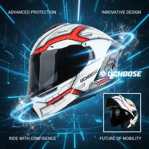 model 815 Modular helmet with dual lens design suitable for both male and female head circumference can be worn up to 53-63