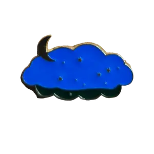 Clouded Midnight Pin