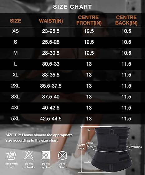 FeelinGirl Women Long Torso Sauna Workout Double Belts Neoprene Sports Waist Belt Corset Waist Cincher Zipper Trimmer Womenswear FeelinGirl Women Long Torso Sauna Workout Double Belts Neoprene Sports Waist Belt Corset Waist Cincher Zipper Trimmer Womenswear