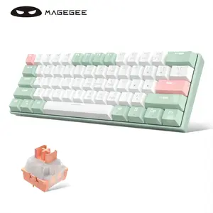 MageGee 60% Mechanical Gaming Keyboard, RGB LED Backlit Portable Wired Keyboard for Windows MAC PC Laptop