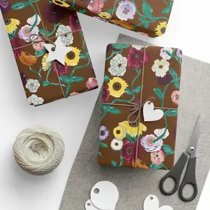 Surprise Song Piano Flowers - Acoustic Set - Swift Fan Wrapping Paper, Floral Eras Wrapping Paper - Inspired Floral Gift Wrap