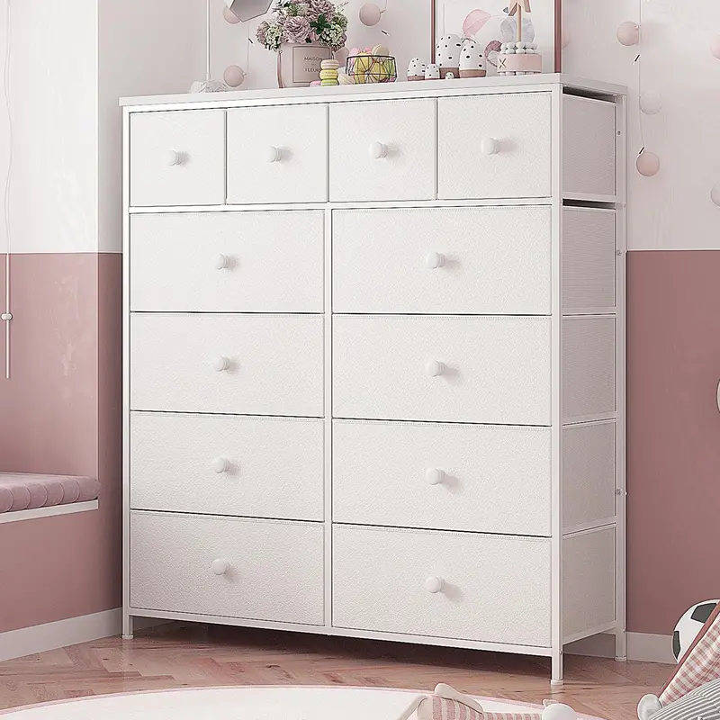 Raybee Furniture 57"H 16 Drawer White Dresser with Wooden Top, Modern Tall Dresser for Bedroom & Chests of Drawers, Large Capacity Storage Cabinets for Bedrooms, Living Room, Entryways - TikTok Shop Raybee Furniture 57"H 16 Drawer White Dresser with Wooden Top, Modern Tall Dresser for Bedroom & Chests of Drawers, Large Capacity Storage Cabinets for Bedrooms, Living Room, Entryways - TikTok Shop