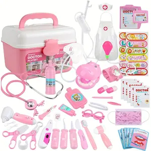 46pcs Novelty Toy Set, Doctor Toy Set For Boys And Girls With Storage Box