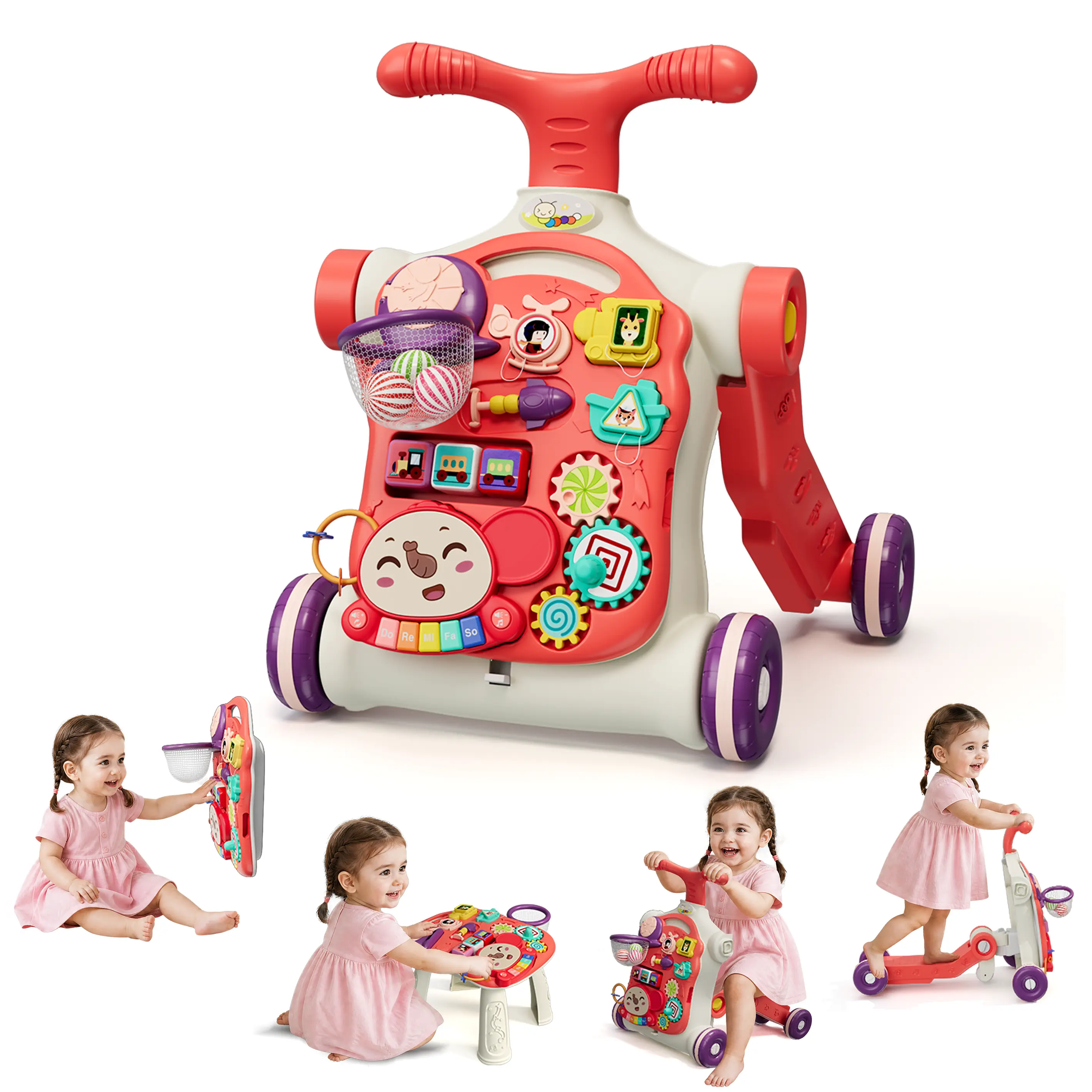 【Deal】5-in-1 Baby Walker for 12 Months+,Toddler Walking Helper,Infant Early Learning Gift, Assistive Mobility Baby Walkers,Childrens Walking Assistant,Sit-to-Stand Activity Center for Boys & Girls,backtoschool, glowup