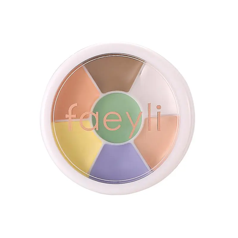 7Colors Color Correcting Concealer Palette, Multi-Color Contour Concealer Cream, Lightweight Cover Blemish Dark Circles Makeup Palette