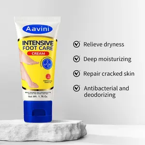 Springtok Aavini Intensive Foot Care Cream Ultra-Repairing Foot Urea Cream Deep Moisturizing Repair dry cracks antibacterial and deodorizing Callus Remover and Soften Non-Greasy All Skin Types Hydrating foot lotion