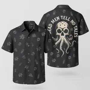 Retro 90s Pirates Shirt, Funny Skeleton Hawaiian Shirt, Pirates Hawaiian Shirt, Vintage Pirates Of The Caribbean Dead Men Tell No Tales Hawaiian Shirt, Retro Fathers Day Shirt, Gift for Husband, Men Hawaiian Button Up Shirts, Funny Summer Shirt